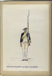 Infanterie Reg. No. 10  van Raders  R. N. 10. 1775-1795