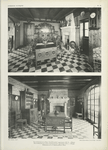Vue intérieure de la villa 'Les Cyclamens' appartenant à Mme F à Morgat. Vue intérieure de la villa 'Le Clair Logis' appartenant à Mr C à Morgat. Réalisations de G.-C. Chabal architecte à Brest.