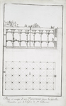 Plan et coupe d'un Reservoir, dans la vieille Aléxandrie, près de l'Eglise de Ste. Cathérine.
