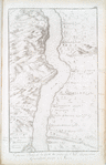 Septième partie, de la carte du cours du Nil, depuis Garanduul, jusqu'a Misara.