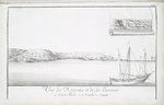 Vue de Rejeyna et de ses environs. (a. Schech Haridi, b. la Chapelle du Serpent)