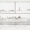 Fig. 3. Troisième et plus distincte vue des ruines des Carnac [Karnak]; Fig. 4. Quatrième vue des mêmes ruines; Fig. 5. Dessein particulier de f, h, i, k.