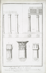 Superbes restes de Luxxor [Luxor]. (e. Chapiteau d'une des colonnes de la grande colonnade, h. Chapiteau d'une des colonnes du portique, o. Chapiteau d'une des colonnes du vestibule.)