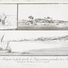 a. Vue des antiquités de Garbe Girsche; b. Représentation particulière de ces antiquités; c. Scherk Girsche, ville sitüée vis-à-vis de ces antiquités.