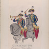 Vereenigde Provincien der Nederlanden. Garde du corps. Pauker en Trompetter