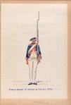 Oranje Nassau 1-o Regiment  R.O.N. no. 1.  1771-1795