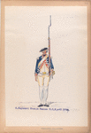 3-o Regiment Oranje Nassau  R.O.N. no. 3.  1779-1795
