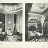 Boudoir, L. Sognot, décorateur, édité par l'Atelier Primavera; Chambre à coucher, Sorel, décorateur