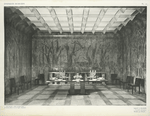 Salle à manger, Lalique, décorateur, meubles par Bernel