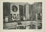 Piscine dans une villa sur la Côte d'Azur, Alfred Levard, architecte, édité par l'Atelier Primavera, conseillé par Ruhlmann et Mme Chauchet-Guilleré