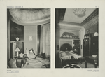 Boudoir, L. Sognot, décorateur, édité par l'Atelier Primavera; Chambre à coucher, Sorel, décorateur