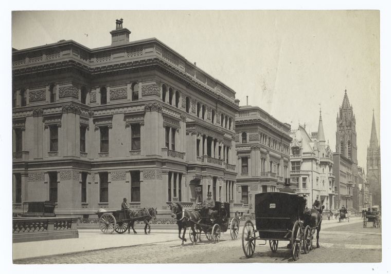 The Vanderbilt Houses, Fifth Avenue - NYPL Digital Collections