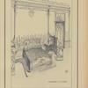 Chambre à coucher : lit et paravent en bois de citronnier et marqueterie sur fond satiné décor en galonnage et broderie