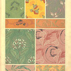 Nine textile designs