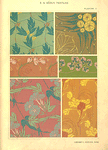 Six textile designs