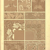 Nine textile designs