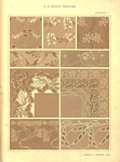 Nine textile designs