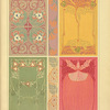 Six textile designs