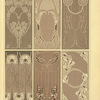 Six textile designs