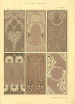 Six textile designs