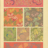 Seven textile designs