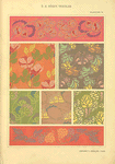 Seven textile designs