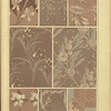 Eight textile designs