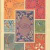 Seven textile designs