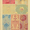 Seven textile designs