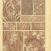 Nine textile designs