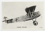 Fokker biplane.