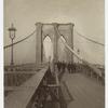 Brooklyn Bridge : on the bridge at the piers.
