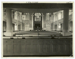 Interior view of First Baptist Church, built 1775, Providence.