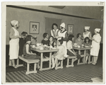 High School Girls Operating a Cafeteria at the Flower Technical High School, Chicago.