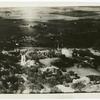 Airplane view of Carleton College campus, Northfield, Minn.