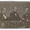 Wendell Phillips, William Lloyd Garrison and George Thompson, an English antislavery advocate.
