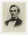 Lincoln at forty-nine, from an ambrotype taken the day after the debate with Douglas at Galesburg, Ill., Oct 7, 1858.