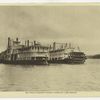 Two types of Mississippi steamer : a stern and a side-wheeler.