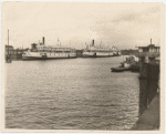 Passenger and freight boats on the San Joaquin River