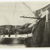 Starboard bow [U.S.S. Constitution miniature replica.]