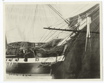 Starboard bow [U.S.S. Constitution miniature replica.]