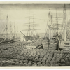 Wharf scene, 1870.