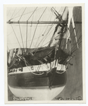 Closed abord [U.S.S. Constitution miniature replica]