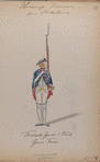 Priesche [Prinssche?] Garde te Voet, Garde Prins. 1784