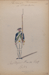 Infanterie Regiment Bar. de Dopff.  R.no. 3. 1784