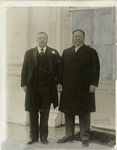 Taft and Roosevelt at Taft's inauguration, March 4, 1909.