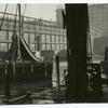 Tied up barges