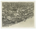Business center of Mobile, Ala. & section of water front including L & N wharf, lower left, & banana wharf, lower right.