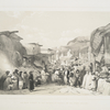 The main street in the bazaar at Caubul in the fruit season