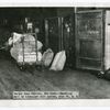 Harbor boat service, New York. Handling mail by container unit system, Pier 72, N. R.